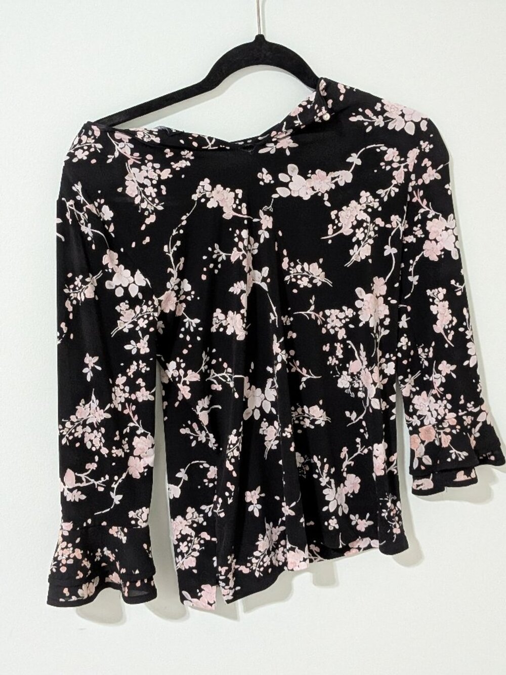 Karl Lagerfeld - Flower three quarter sleeve blouse